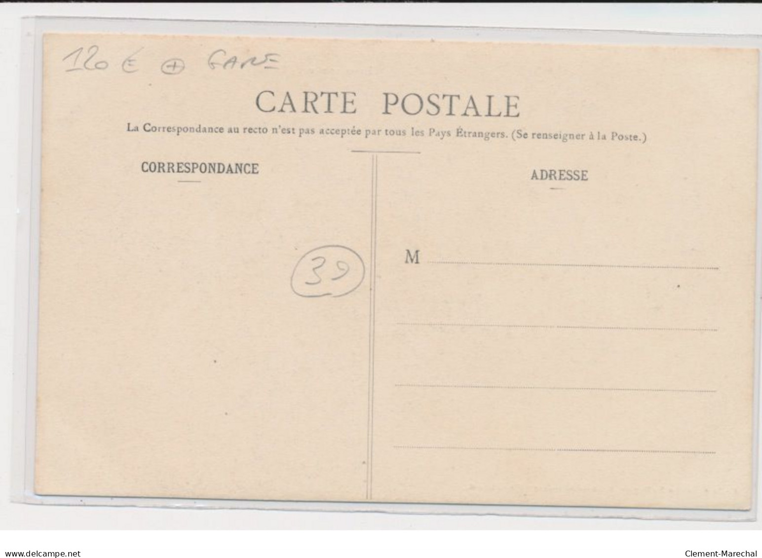 LA SAVINE - Hiver 1906 - Gare - Très Bon état - Other & Unclassified