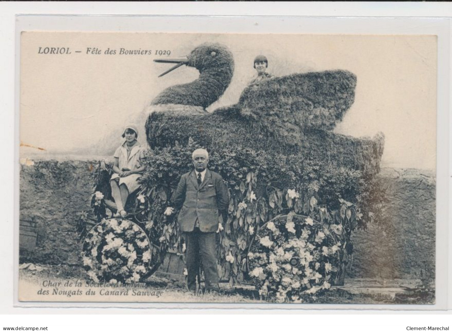 LORIOL - Fête De Bouviers 1929 - état - Autres & Non Classés