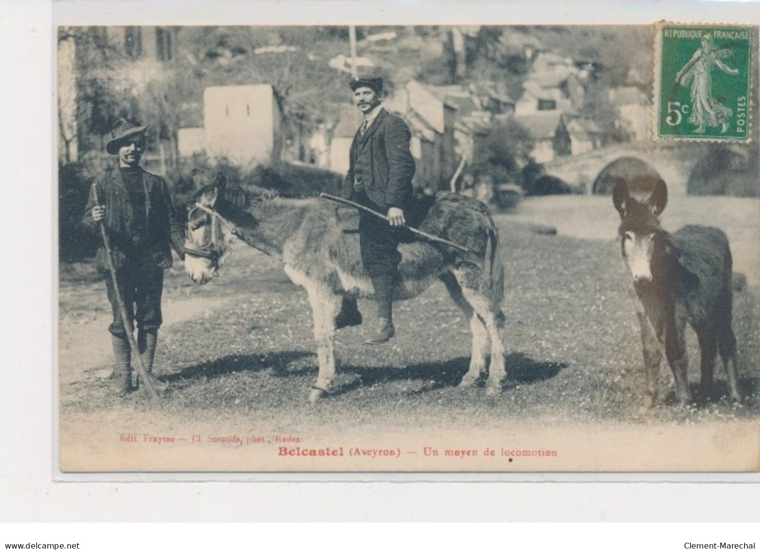 BELCASTEL (Aveyron) - Un Moyen De Locomotion - Anes - état - Other & Unclassified