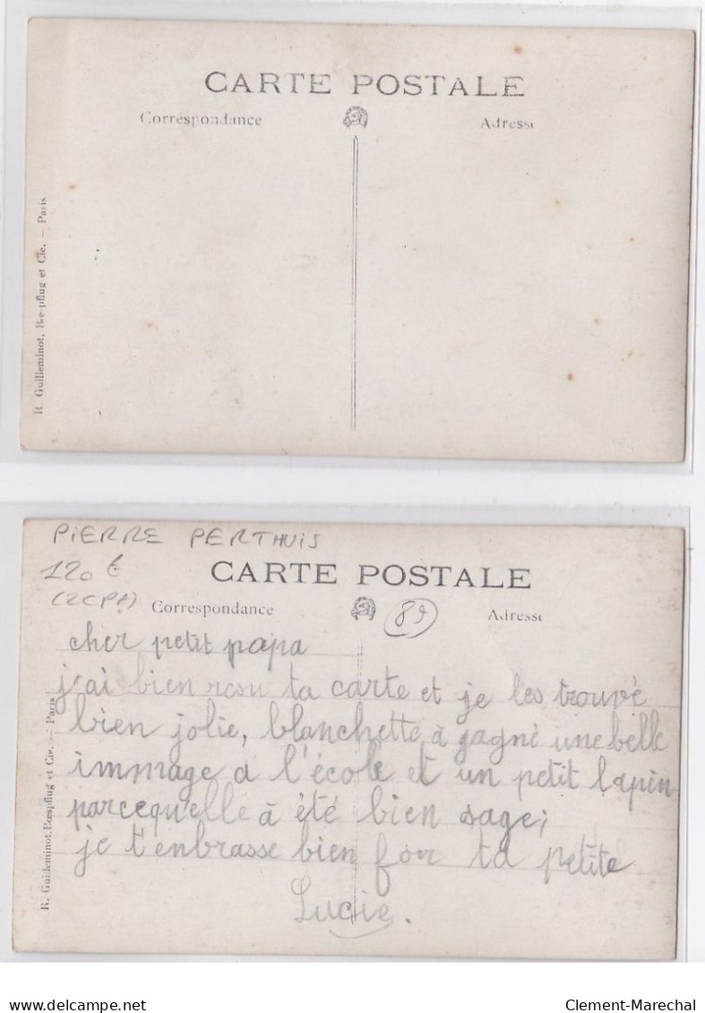 PIERRE PERTHUIS : Lot De 2 Cartes Photo (pont - église) - Très Bon état - Altri & Non Classificati