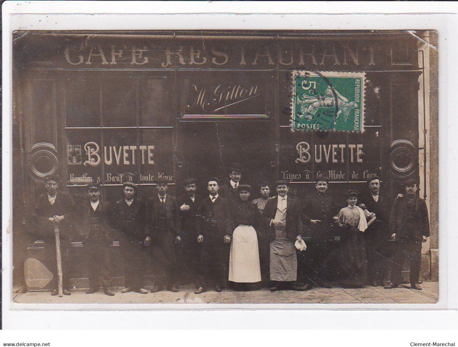 ORLEANS ? : Carte Photo D'un Caviste (marchand De Vins) - Bon état - Orleans