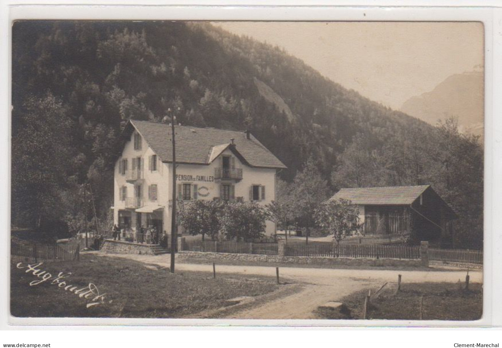 CHAMONIX : Carte Photo D'un Hotel - Très Bon état - Chamonix-Mont-Blanc