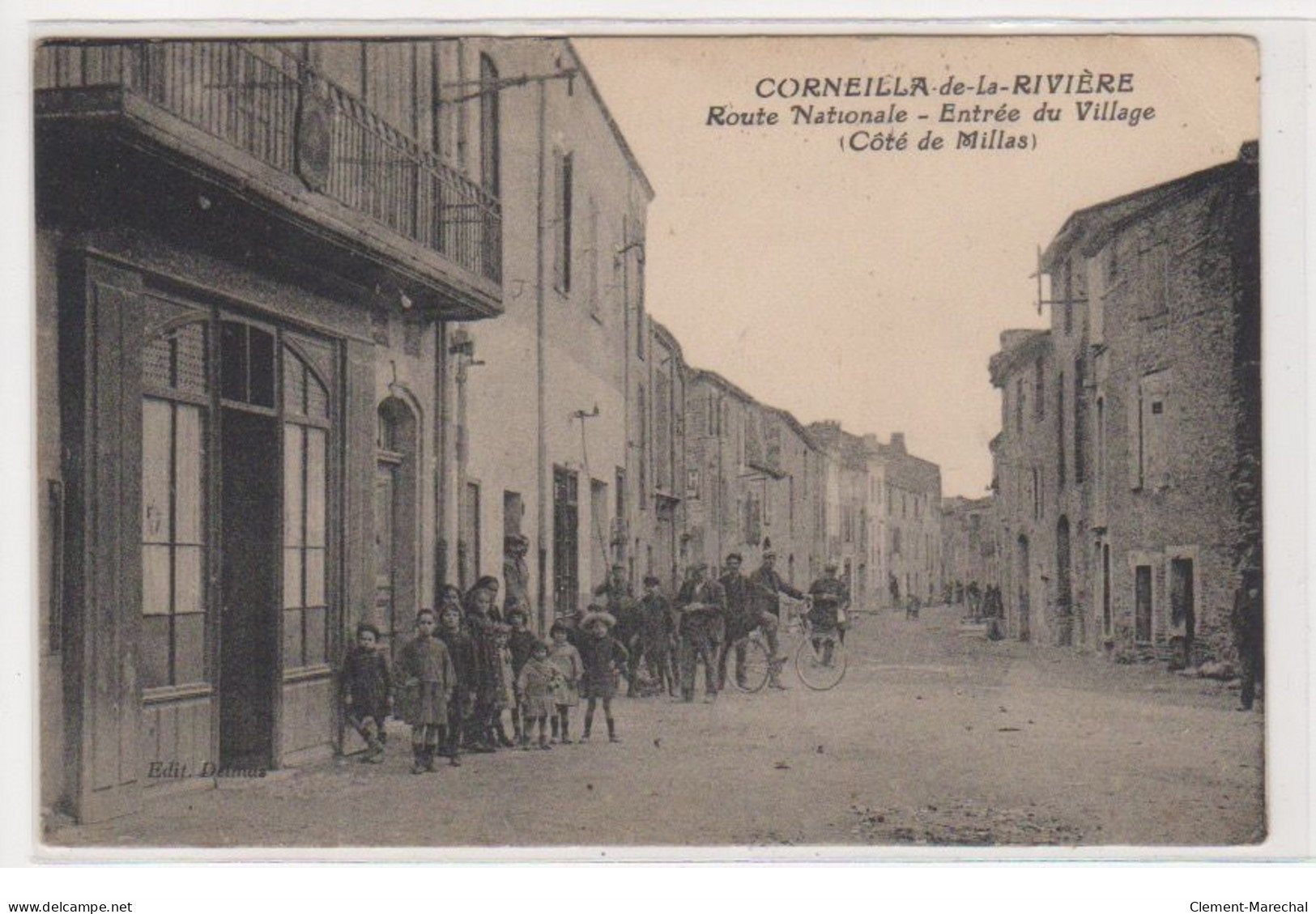 CORNEILLA DE LA RIVIERE : Route Nationale - Entrée Du Village (côté De Millas) - état - Other & Unclassified