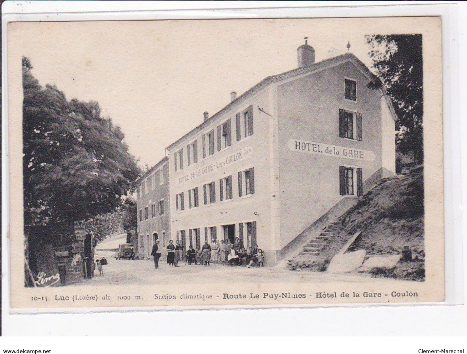 LUC : Hotel De La Gare - COULON - Très Bon état - Other & Unclassified