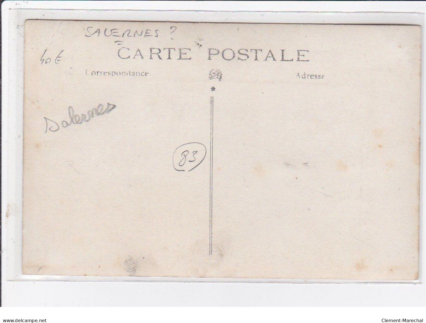 SALERNES ? : Carte Photo D'ouvriers - Très Bon état - Salernes