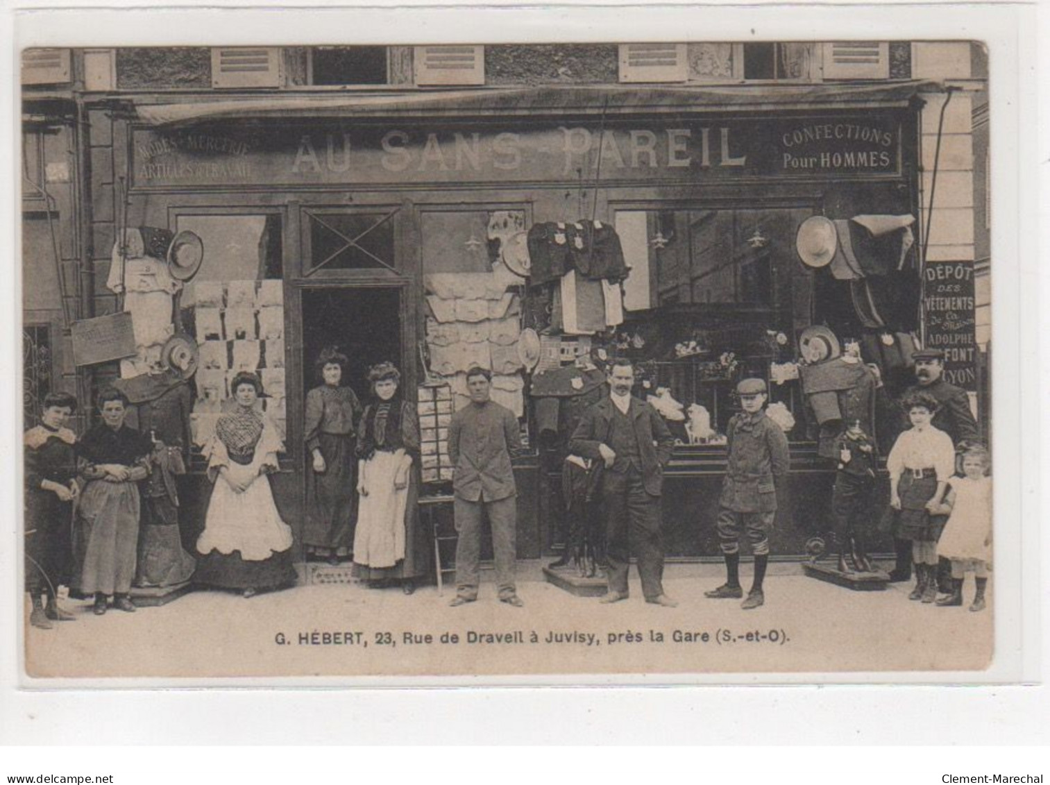 JUVISY : Magasin De Modes Et Confection "Au Sans Pareil" Maison HEBERT - Très Bon état - Juvisy-sur-Orge