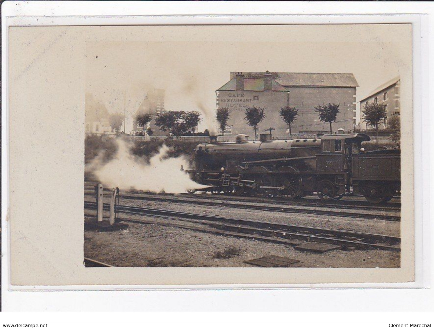 TOURS : Lot De 5 Cartes Photos - Chemin De Fer - Locomotive - Train - Très Bon état - Tours