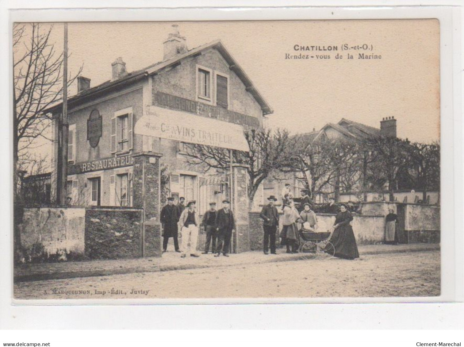 VIRY CHATILLON : Restaurant - Traiteur "au Rendez-vous De La Marine" - Très Bon état - Viry-Châtillon