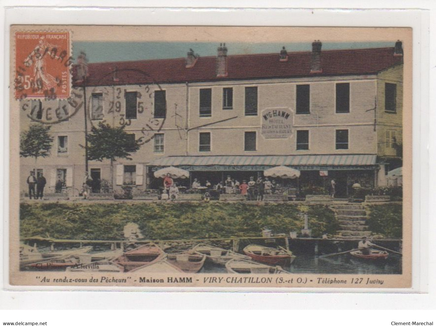 VIRY CHATILLON : "au Rendez-vous Des Pêcheurs" - Maison Hamm (hotel Restaurant) - Très Bon état - Viry-Châtillon