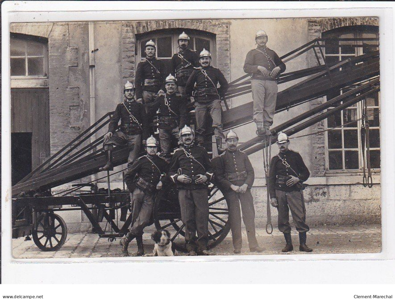 GRENOBLE : Carte Photo Des Pompiers - Très Bon état - Grenoble