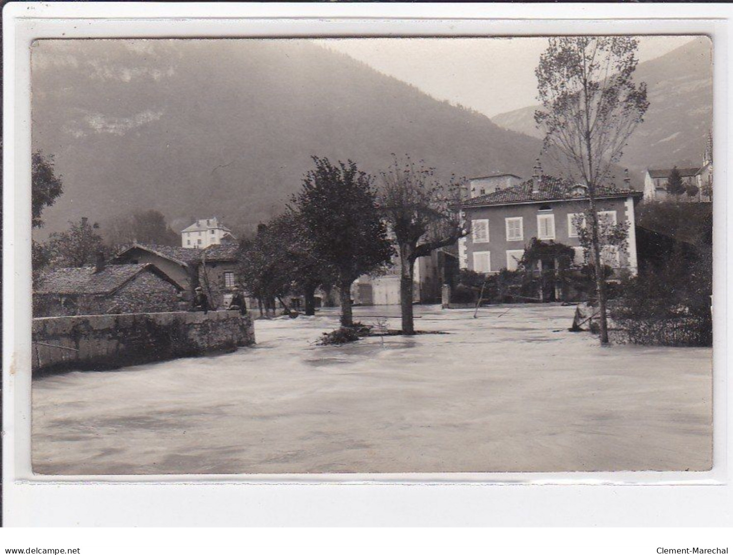 VEUREY : Lot De 4 Cartes Photo Des Inondation En 1928 - Très Bon état - Altri & Non Classificati