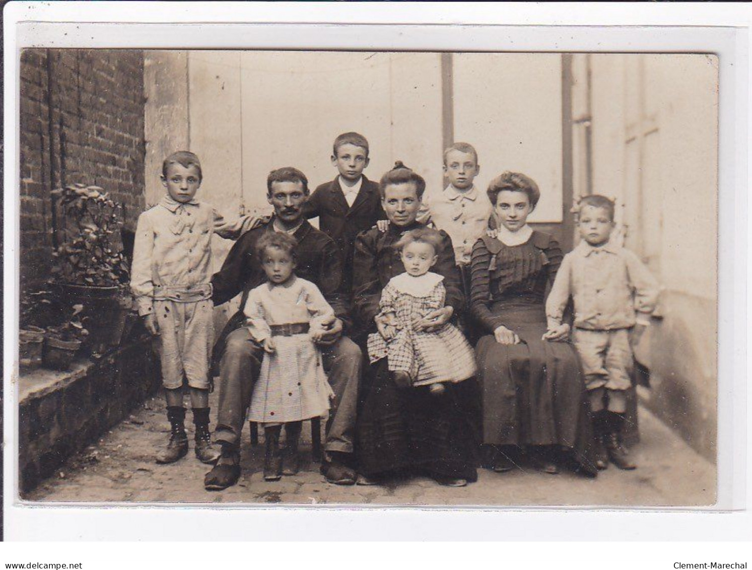 BILLANCOURT BOULOGNE : Carte Photo De La Famille Leroy? Au 44 Rue Des Peupliers - Très Bon état - Boulogne Billancourt