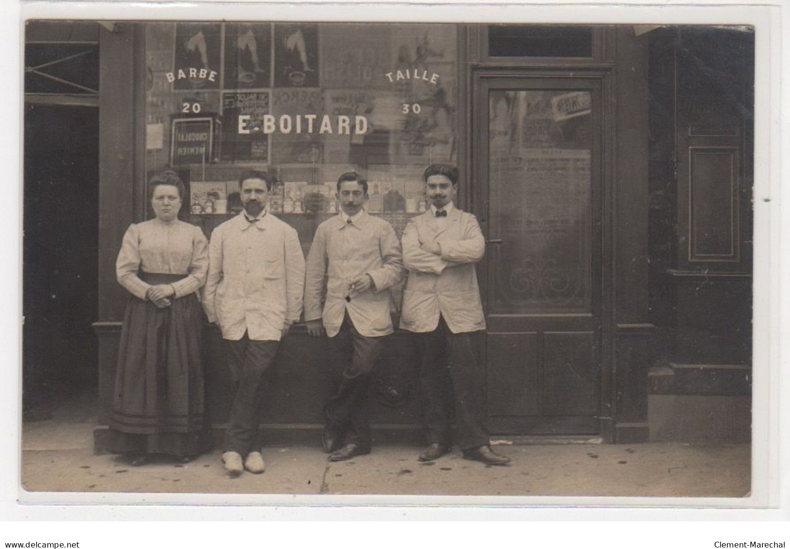 PARIS : Carte Photo Du Salon De Coiffure BOITARD Au 116 Rue De Bercy (coiffeur) - Très Bon état - Paris (12)