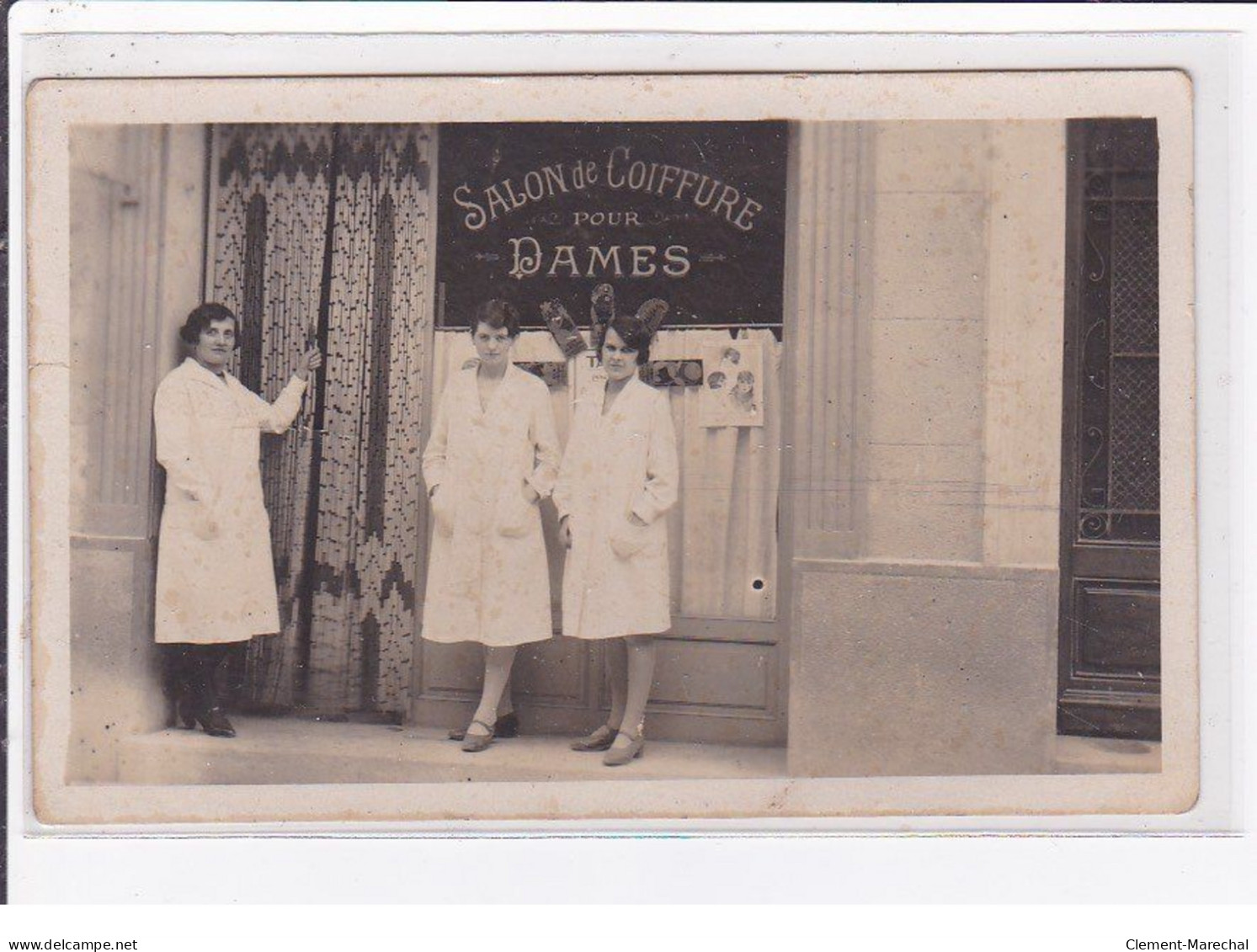 MARSEILLE : Carte Photo D'un Salon De Coiffure Pour Dames (coiffeur Rue Berlioz) - Bon état - Sin Clasificación