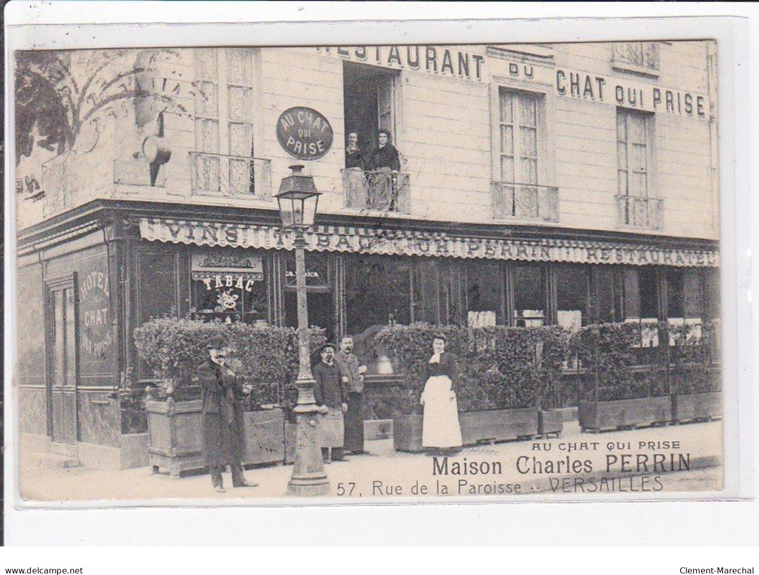 VERSAILLES : Le Restaurant Du Chat Qui Prise - Maison Charles Perrin - Très Bon état - Versailles