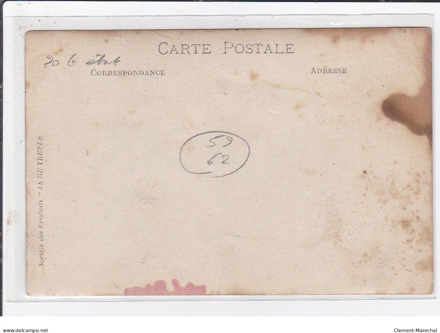 A LOCALISER : Carte Photo De L'estaminet CAMBRAY HENNEBIQUE "mieux Vaut Içi Qu'en Face" - état (trace Au Dos) - Other & Unclassified