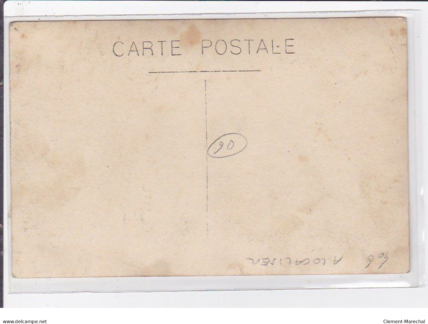 A LOCALISE : Carte Photo D'une Fête (banderolle "le Petit Niçois" - Très Bon état - Autres & Non Classés