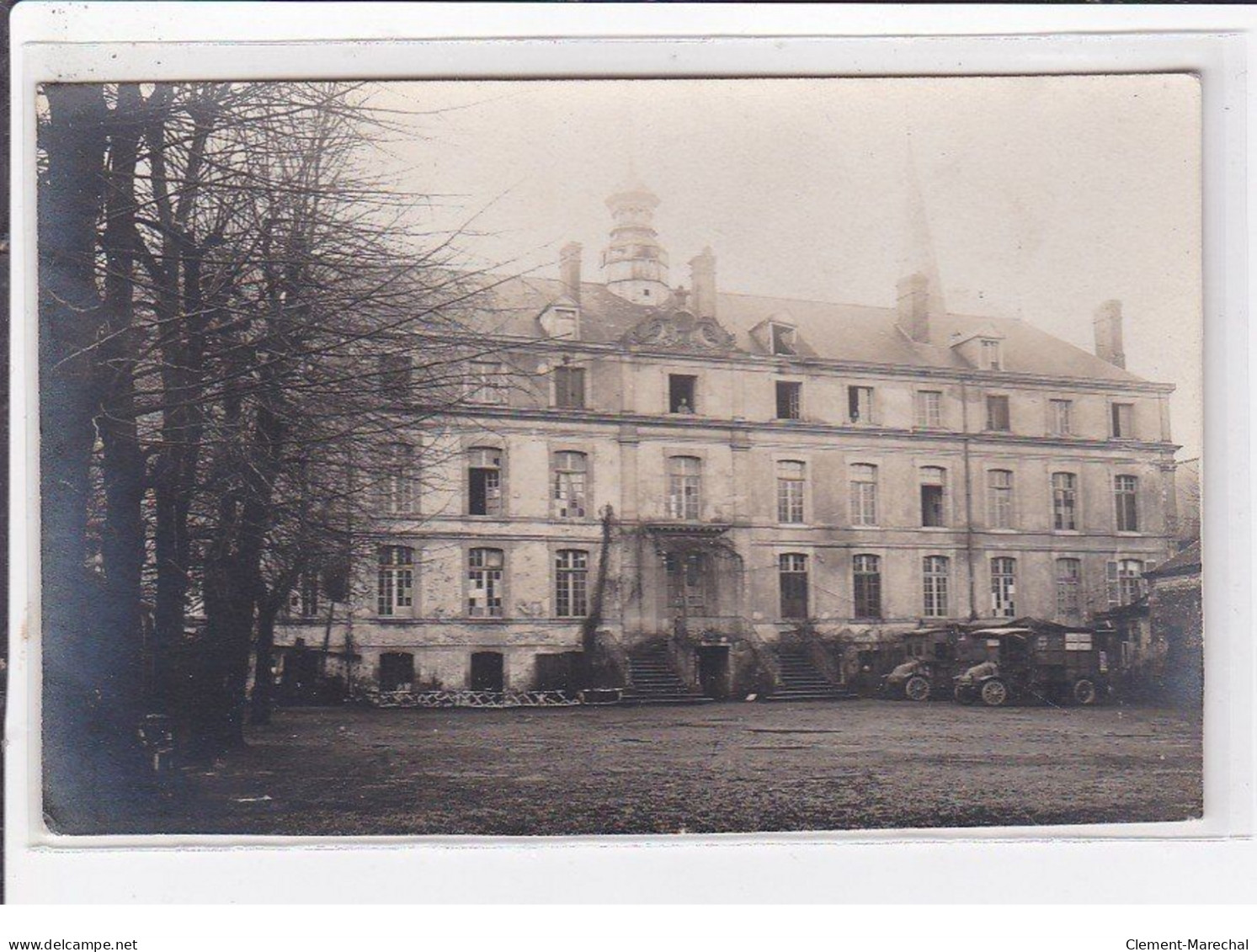 NOTRE DAME DE LIESSE : Carte Photo Du Petit Séminaire Transformé En Hopital Militaire (guerre 14-18) - Très Bon état - Sonstige & Ohne Zuordnung