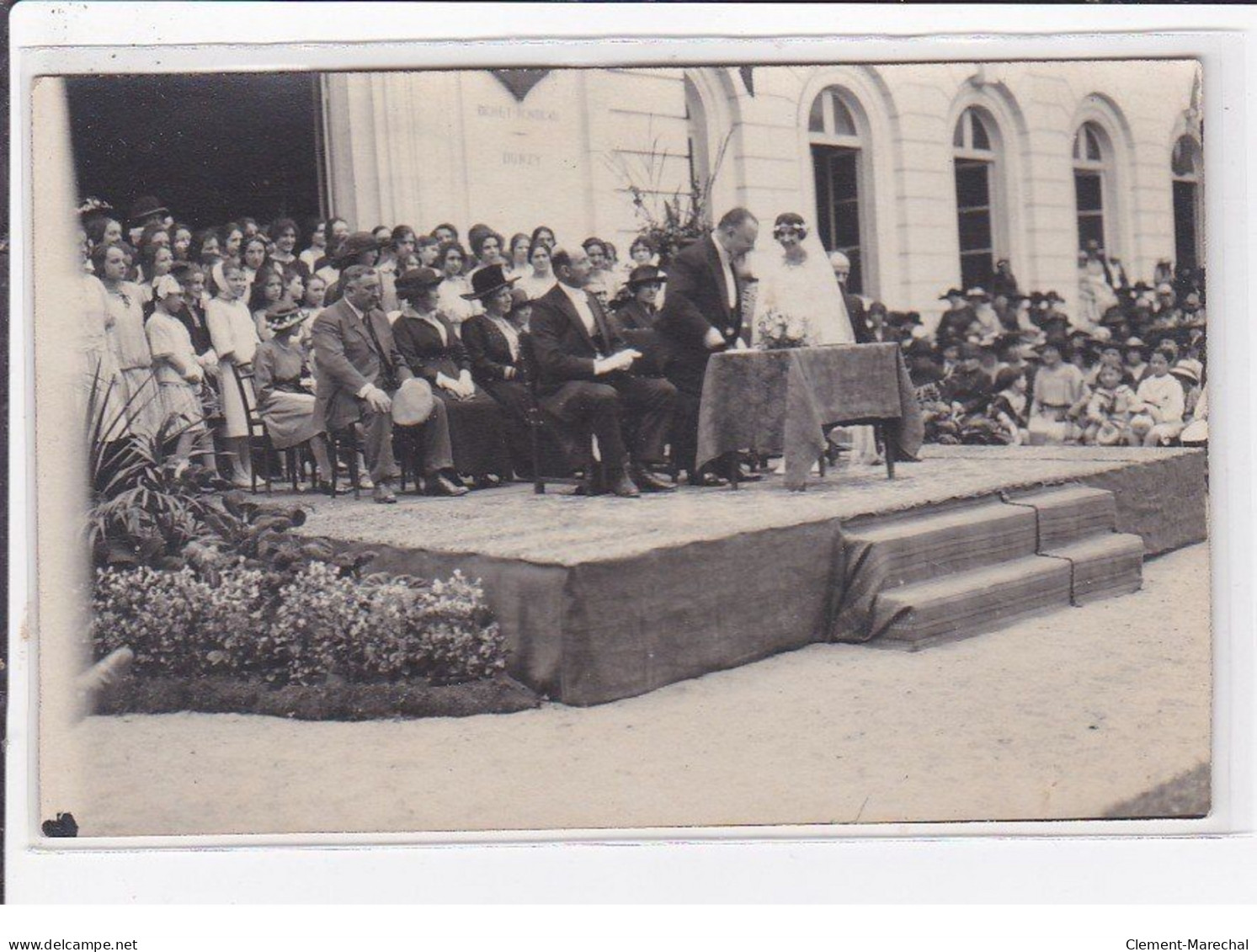 MONTARGIS : Lot De 2 Cartes Photo De L'école Professionelle DURZY (fête - Reception) - Très Bon état - Montargis