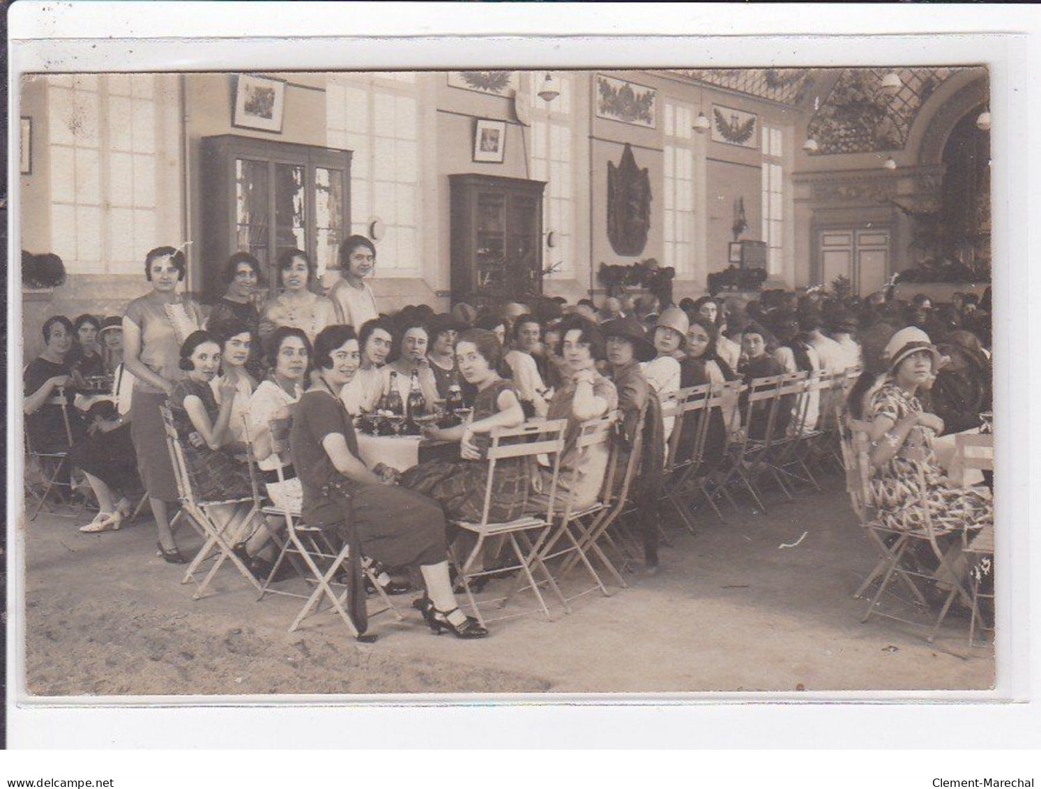 MONTARGIS : Lot De 2 Cartes Photo De L'école Professionelle DURZY (fête - Reception) - Très Bon état - Montargis