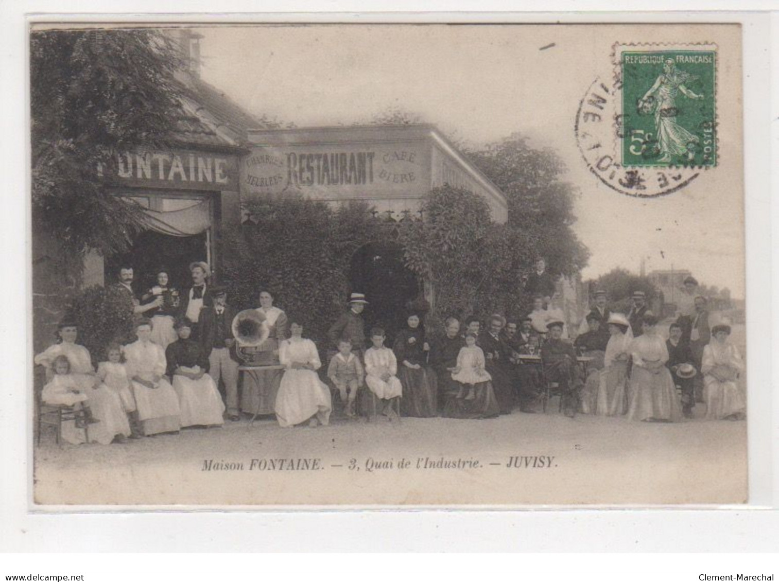 JUVISY : Restaurant - Maison Fontaine (phonographe) - Très Bon état - Juvisy-sur-Orge