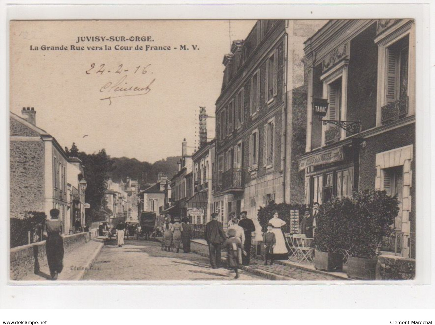 JUVISY : La Grande Rue Vers La Cour De France - Très Bon état - Juvisy-sur-Orge