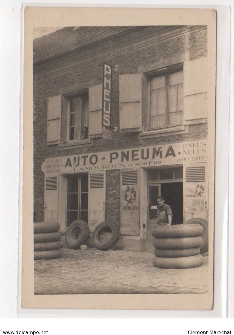 JUVISY : Carte Photo Du Garage AUTO PNEUMA - LAMOUROUX Et Fils - Très Bon état - Juvisy-sur-Orge