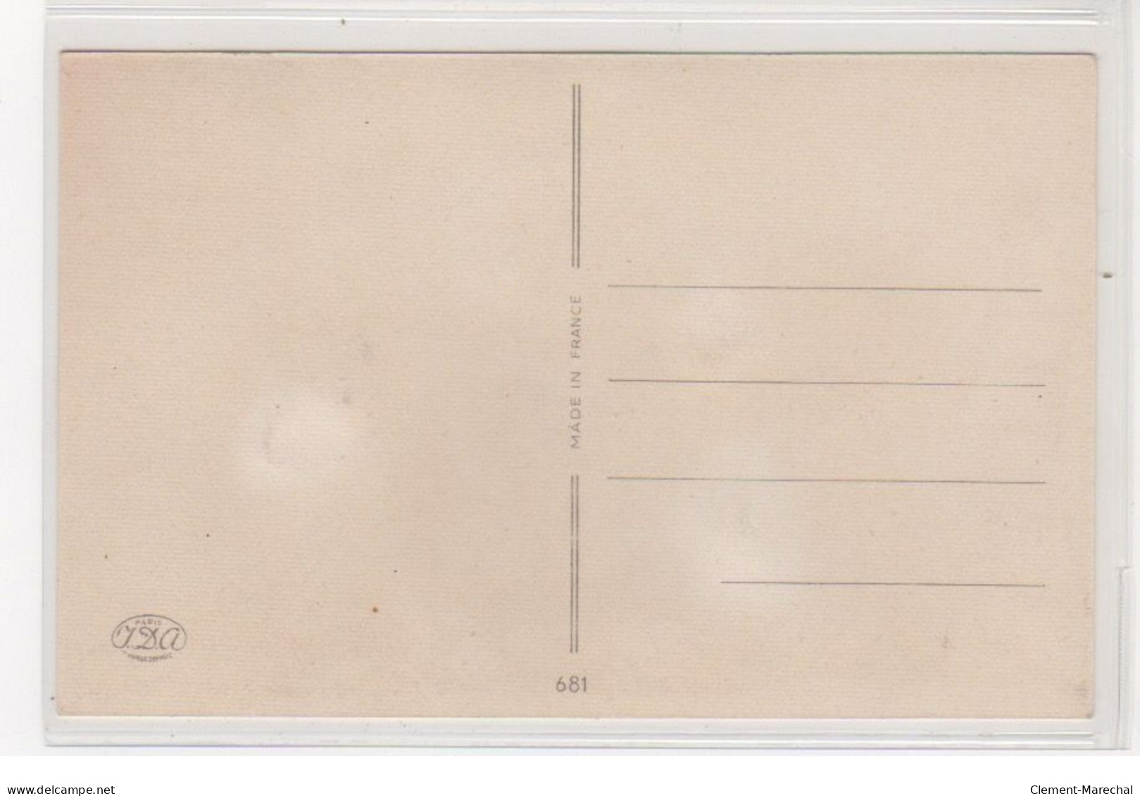 BOURET Germaine : Cpa Avec Collage (systeme -  Série 681) (ex-collection Amigon) - Très Bon état - Bouret, Germaine