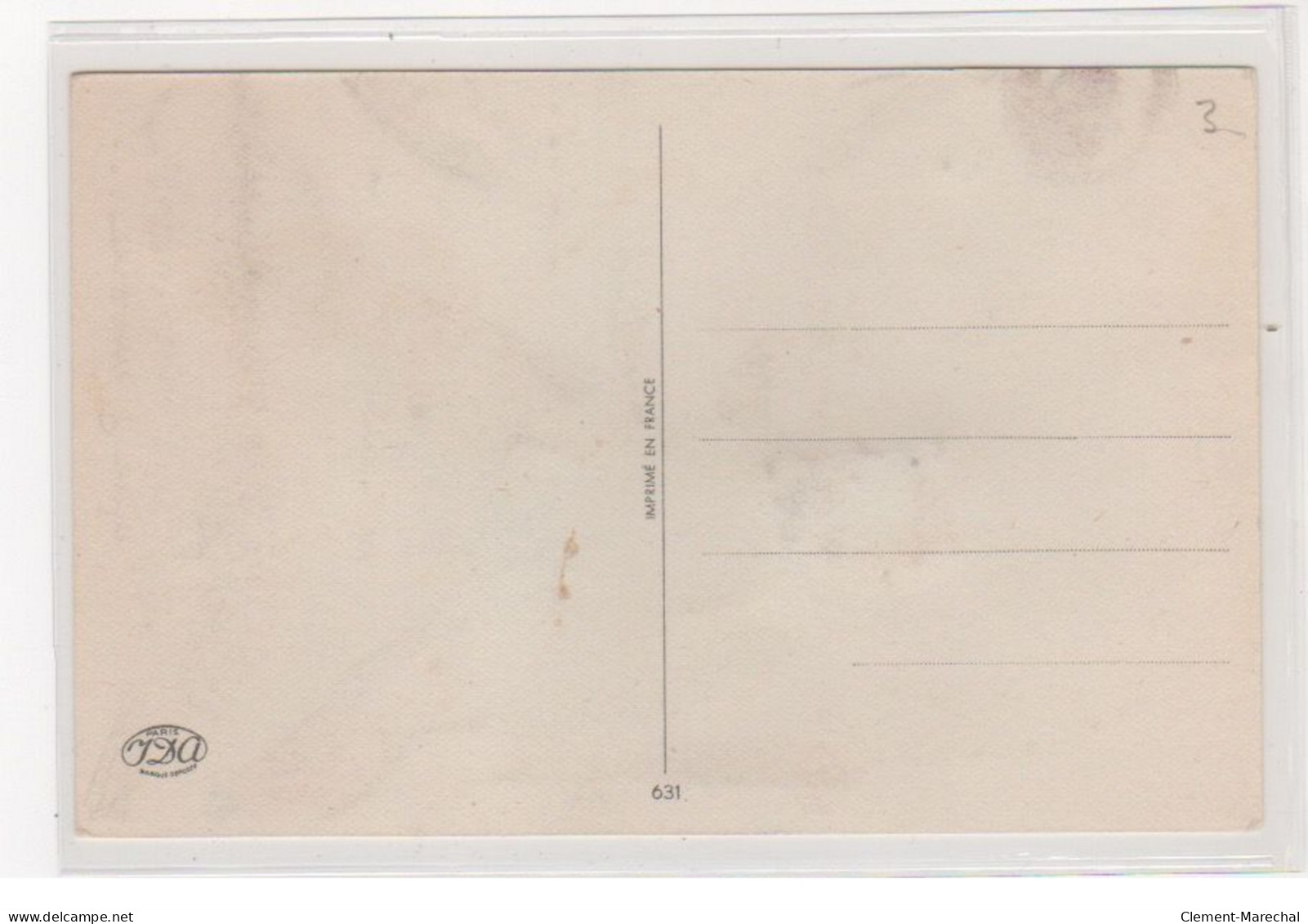 BOURET Germaine : Cpa Avec Collage (systeme - Série 631 - Boxe) (ex-collection Amigon) - Très Bon état - Bouret, Germaine