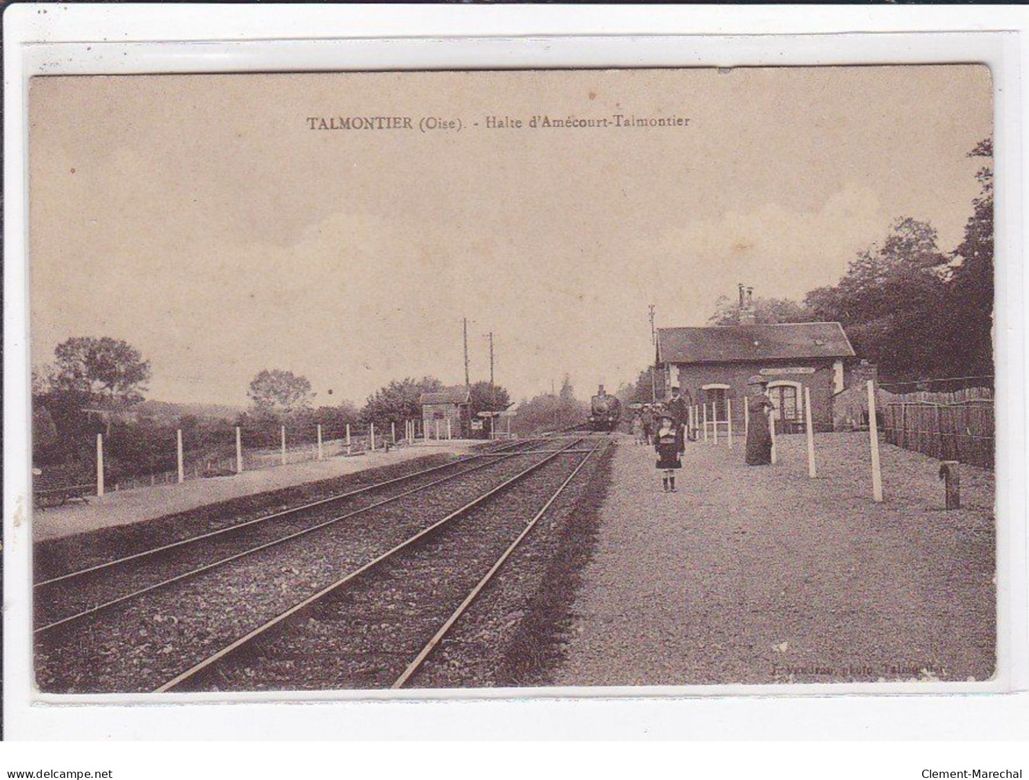 TALMONTIER : Halte D'Amécourt (gare) - Très Bon état - Other & Unclassified