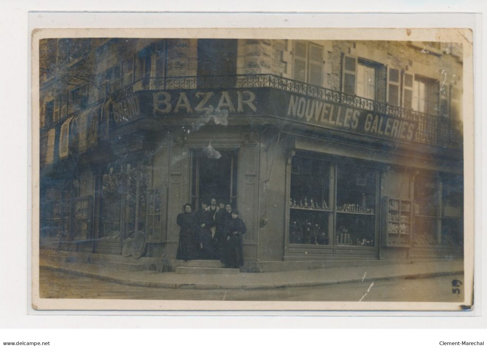 BIARRITZ - Carte Photo - Grand Bazar - Nouvelles Galeries - état - Biarritz