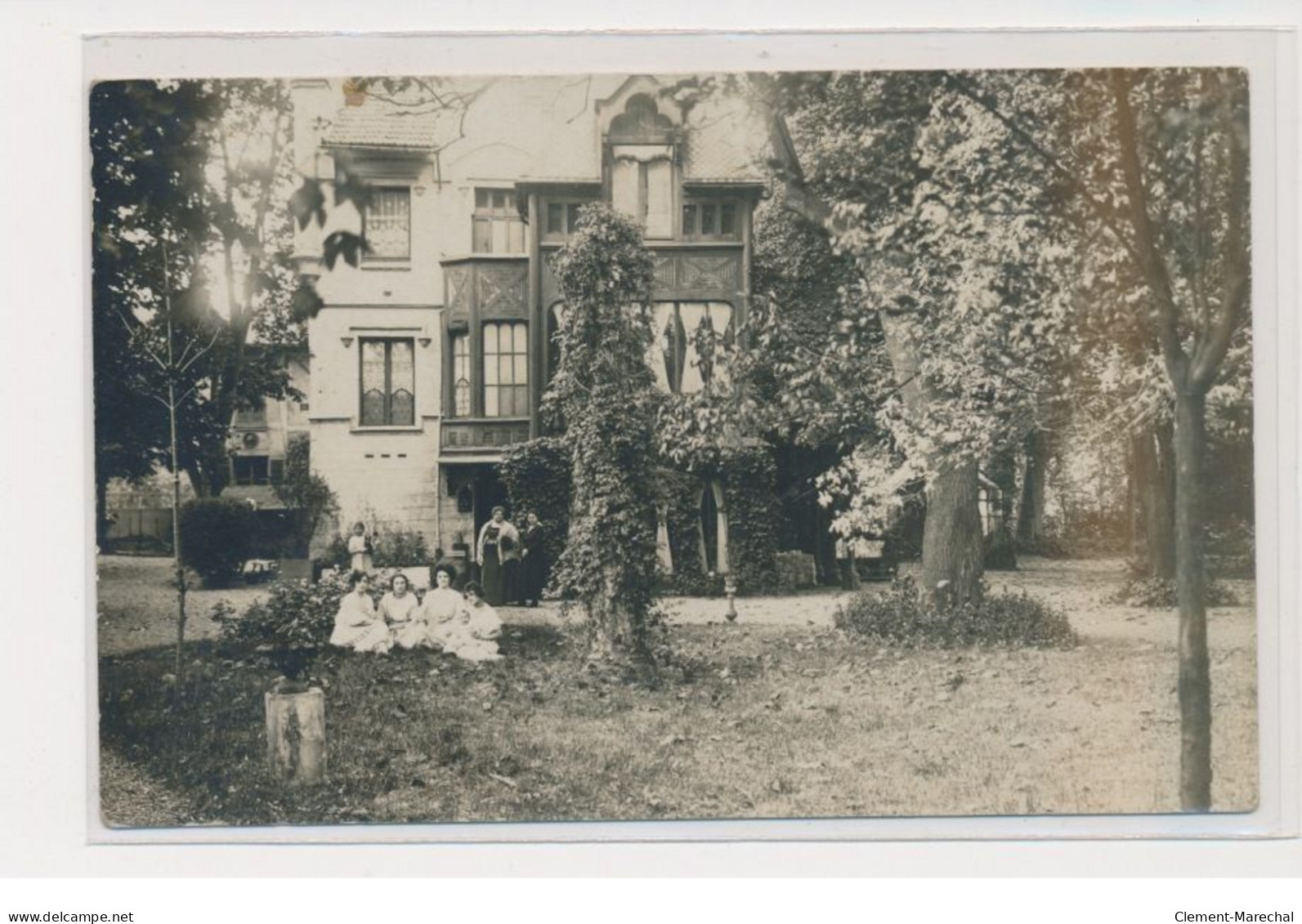 SAINT GRATIEN - Jardin - Groupe De Femmes - Carte Photo - Très Bon état - Saint Gratien