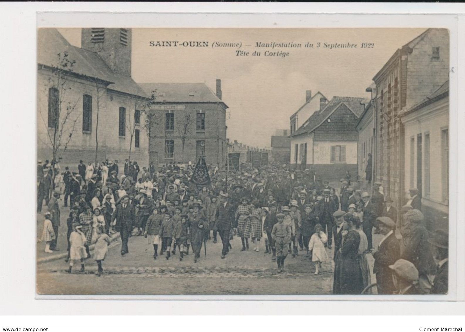 SAINT OUEN - Manifestation Du 3 Septembre 1922 - Tête De Cortège - état - Saint Ouen