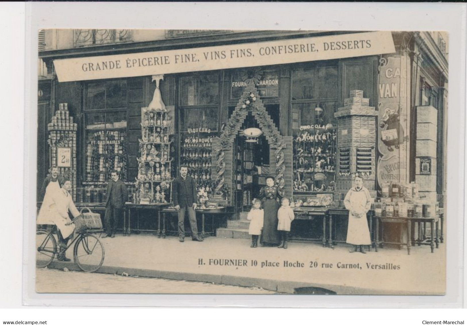 VERSAILLES - H. Fournier - 10 Place Hoche, 20 Rue Carnot - Grande épicerie Fine - Très Bon état - Versailles