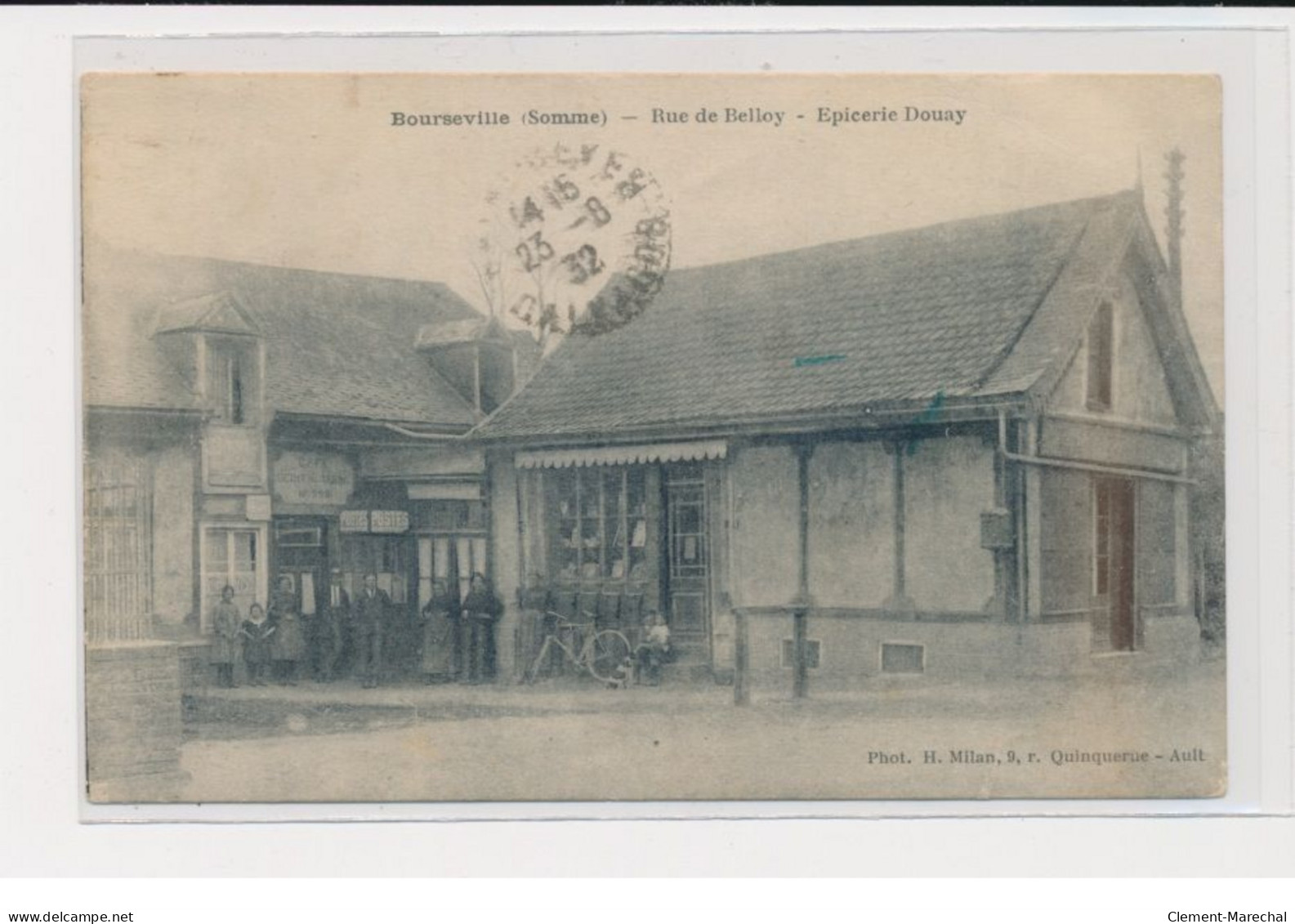 BOURSEVILLE - Rue De Belloy - Epicerie Douay - état - Andere & Zonder Classificatie