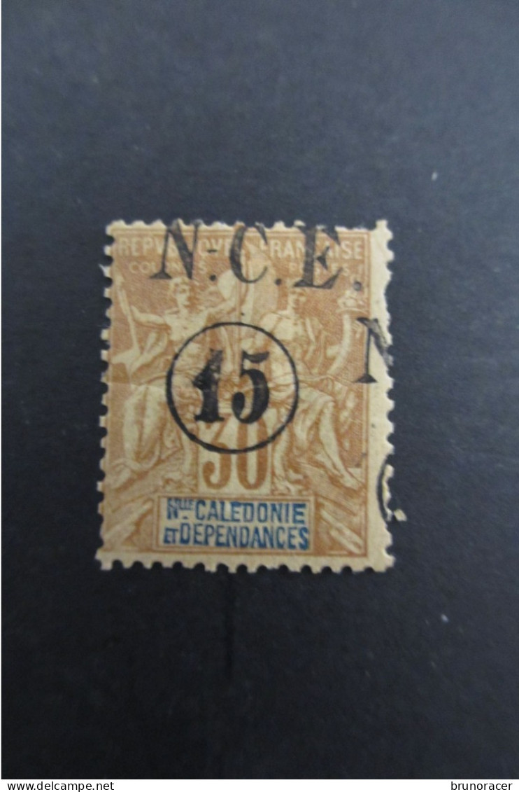 Nelle CALEDONIE VARIETE N°56j SURCHARGE A CHEVAL NEUF* TB COTE 45 EUROS VOIR SCANS - Ungebraucht