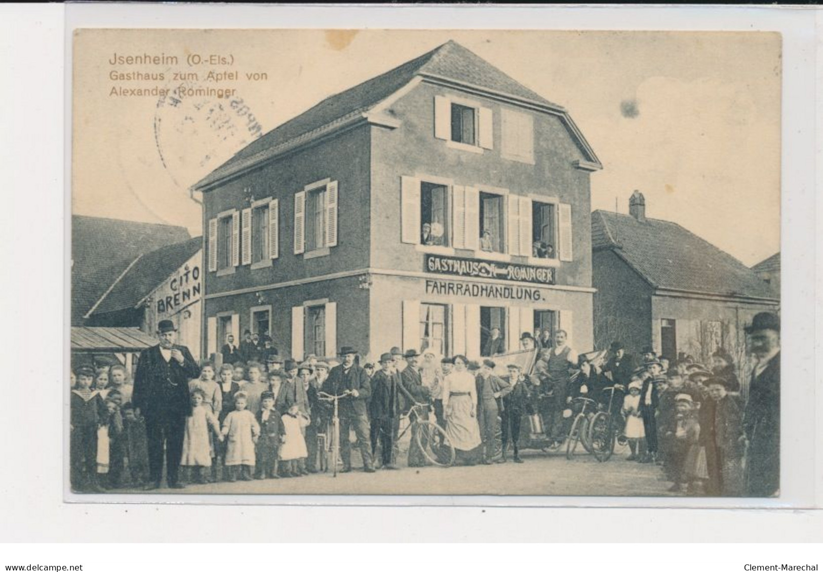 ISENHEIM - Gasthaus Zum Aptel Von Alexander Rominger - état - Autres & Non Classés