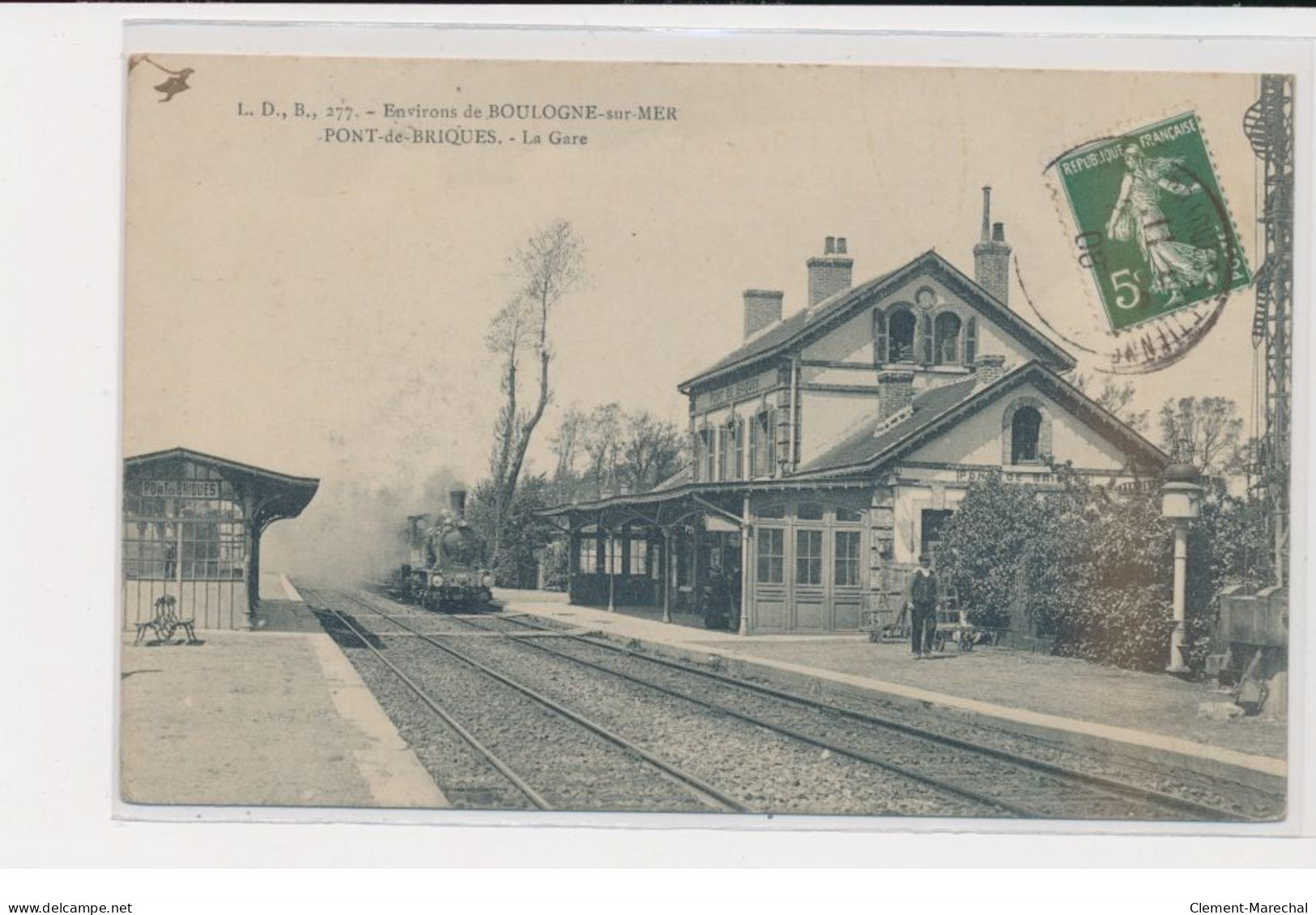 PONT DE BRIQUES - Environs De Boulogne-sur-Mer - La Gare - Très Bon état - Boulogne Sur Mer