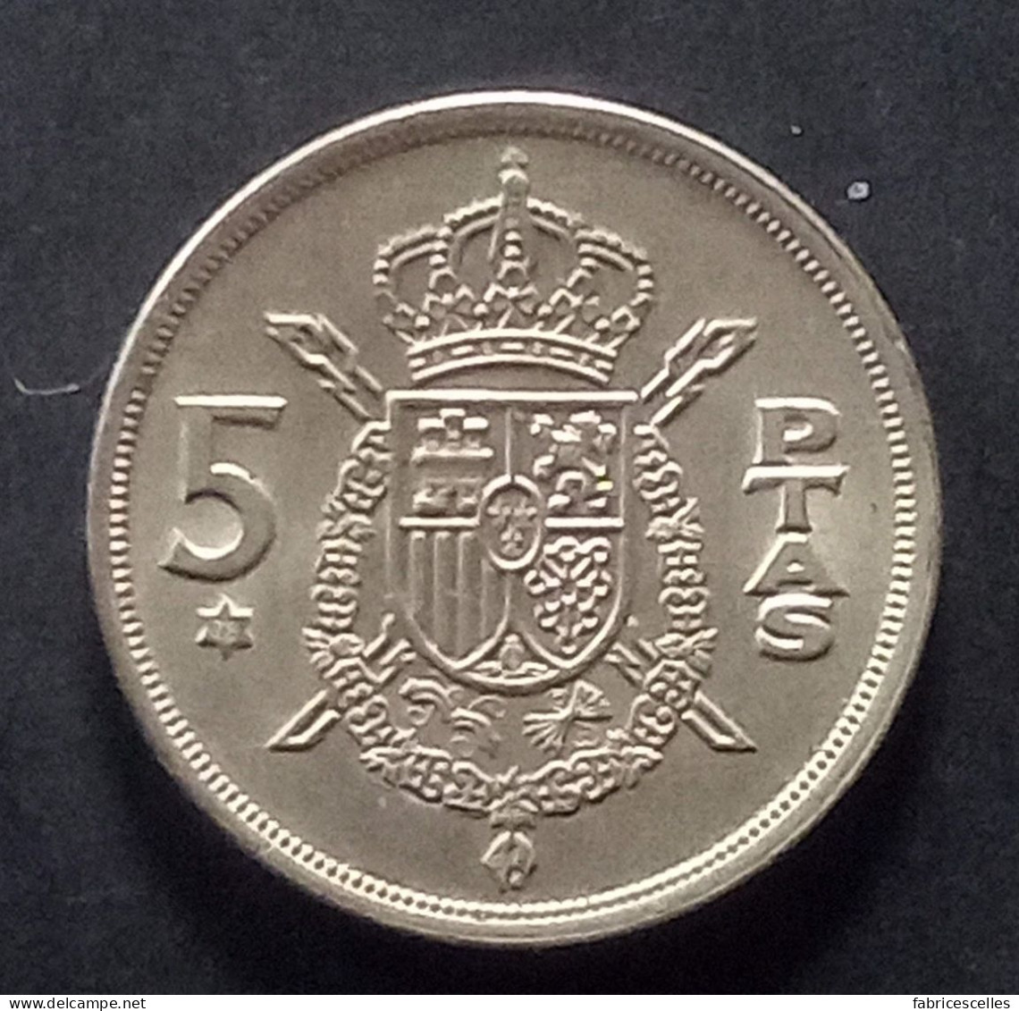 Espagne - Pièce De 5 Pesetas 1975 (Juan Carlos I) - 5 Pesetas