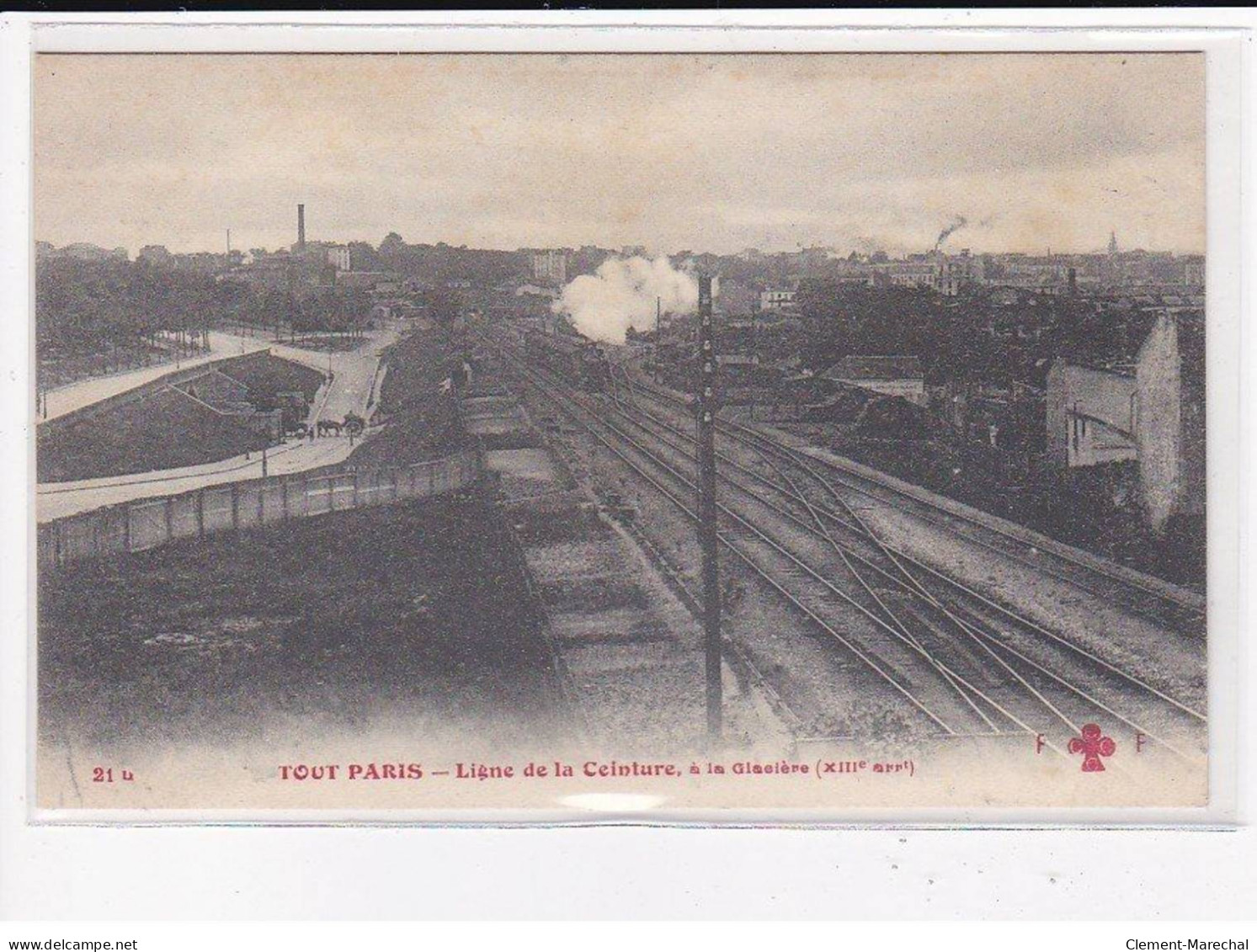 PARIS 13ème Arrondissement : Fleury, Ligne De La Ceinture, à La Glacière - Très Bon état - Arrondissement: 13