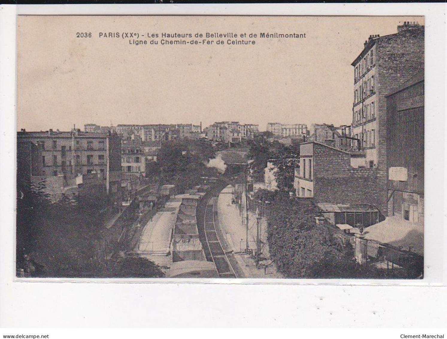 PARIS 20ème Arrondissement : Fleury, Les Hauteurs De Belleville Et De Ménilmontant - Très Bon état - Paris (20)