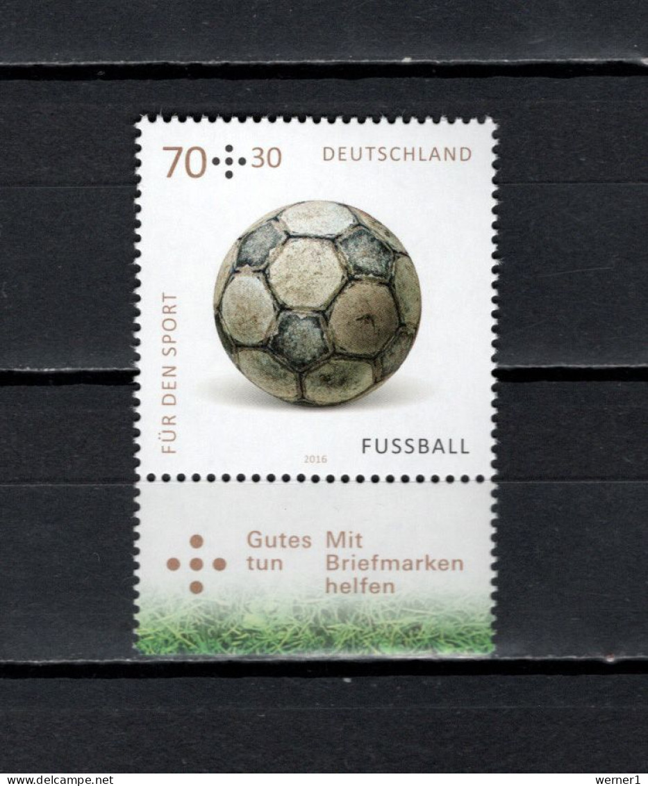 Germany 2016 Football Soccer Stamp MNH - Ongebruikt