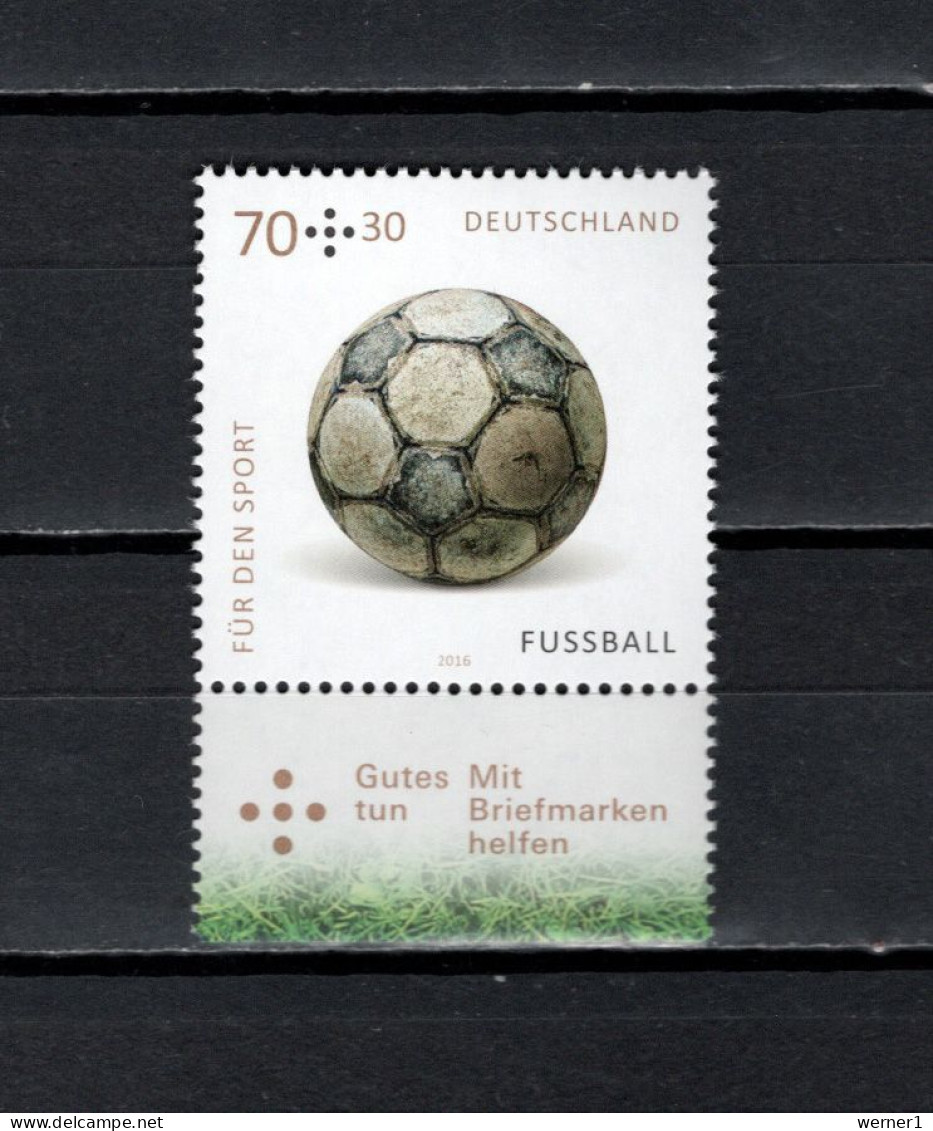 Germany 2016 Football Soccer Stamp MNH - Ungebraucht