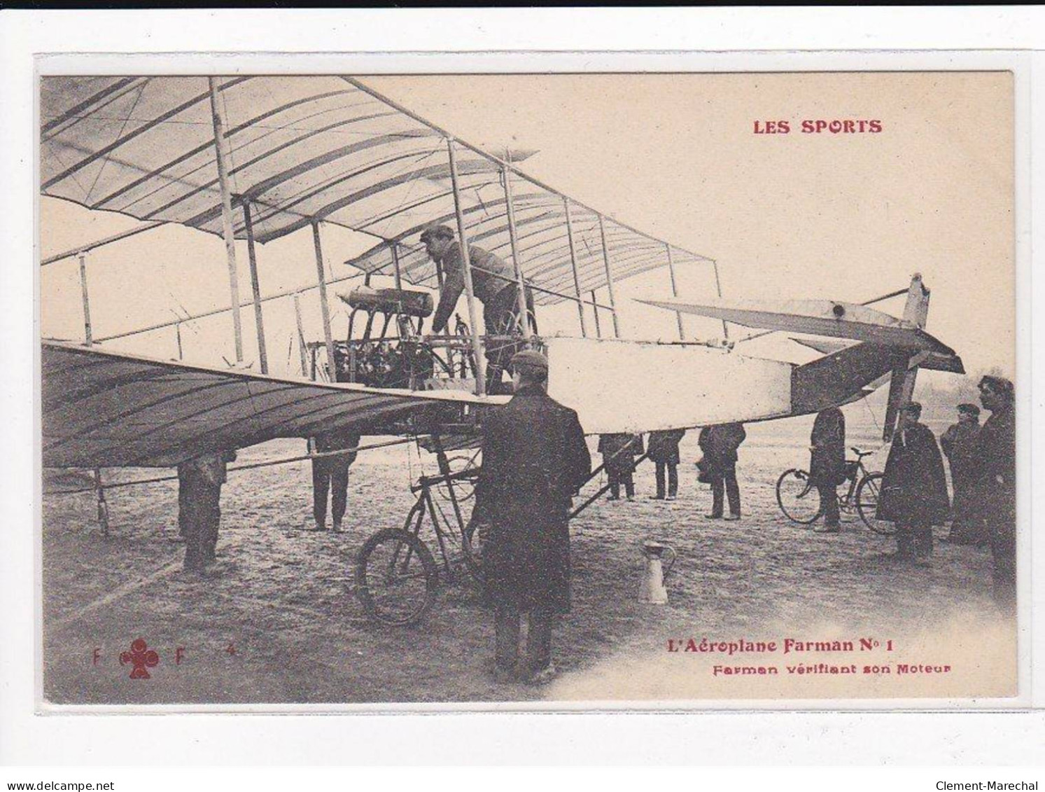 ISSY-les-MOULINEAUX : Farman Vérifiant Son Moteur, Fleury - Très Bon état - Issy Les Moulineaux