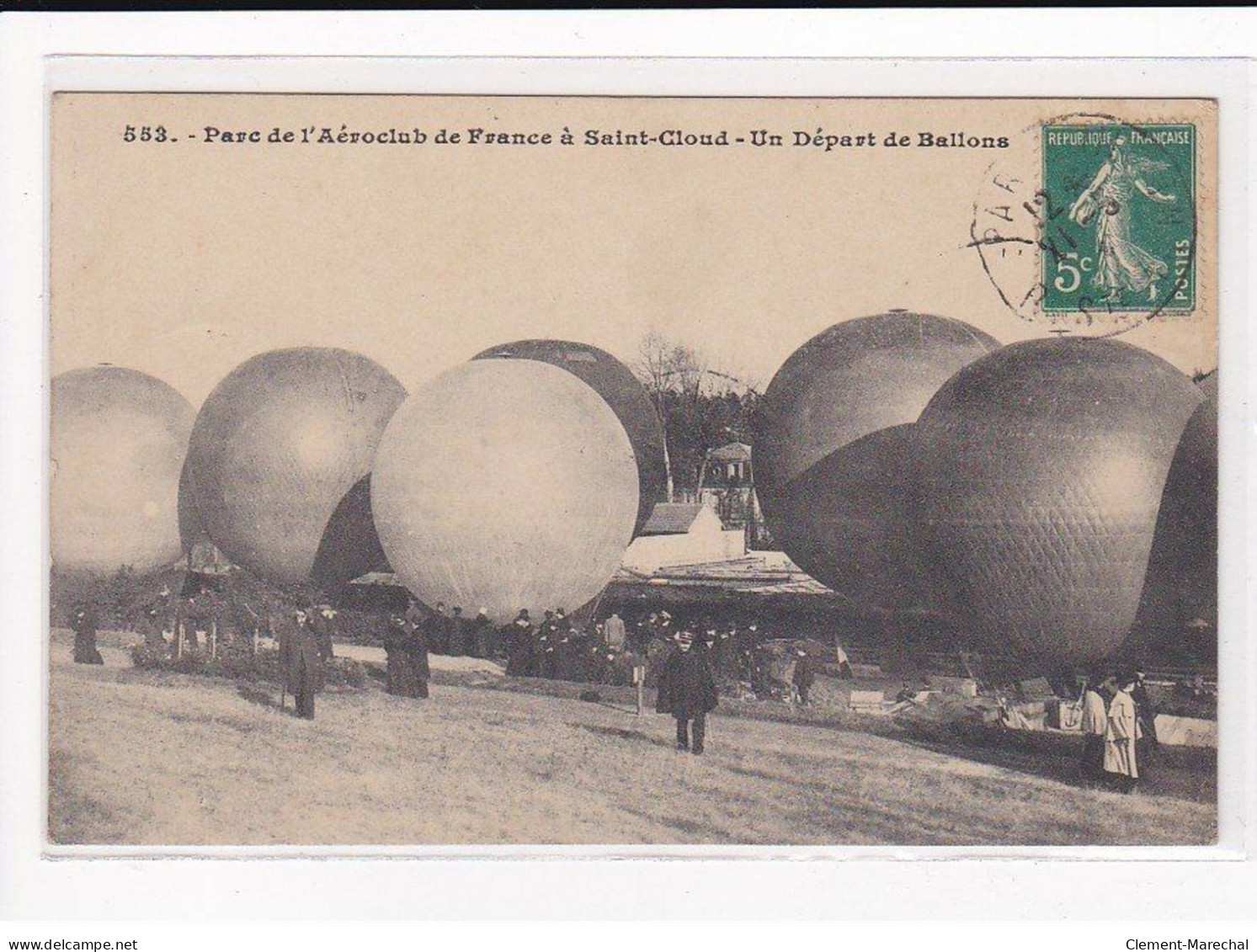 SAINT-CLOUD : Parc De L'aéroclub, Un Départ De Ballons - Très Bon état - Saint Cloud