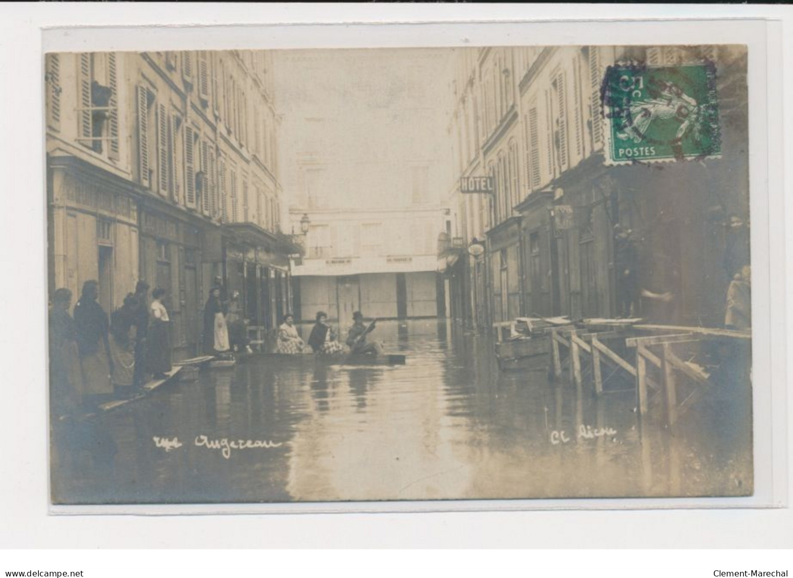 PARIS - Carte Photo - Inondations - Rue Augereau - 75007 - Très Bon état - Autres & Non Classés