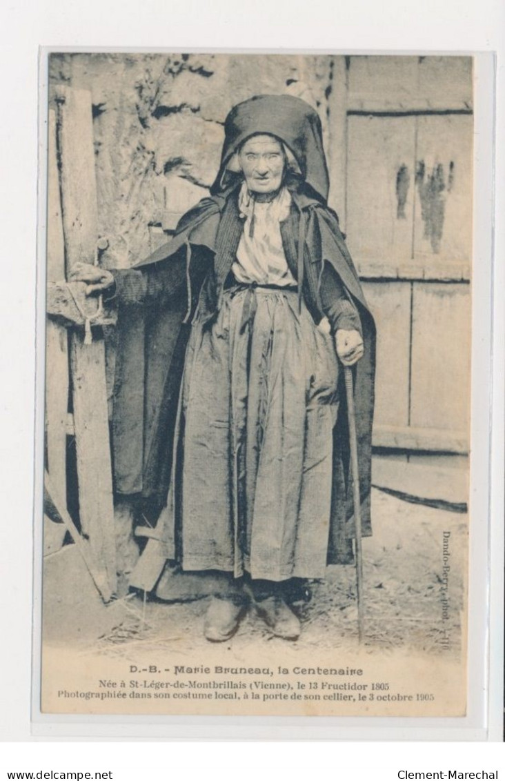 Marie Bruneau, La Centenaire - Costume Local - Très Bon état - Other & Unclassified