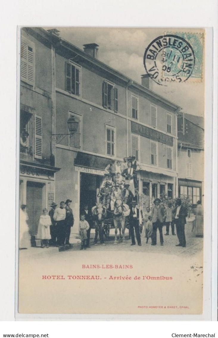 BAINS LES BAINS - Hôtel Tonneau De L'omnibus - Très Bon état - Bains Les Bains