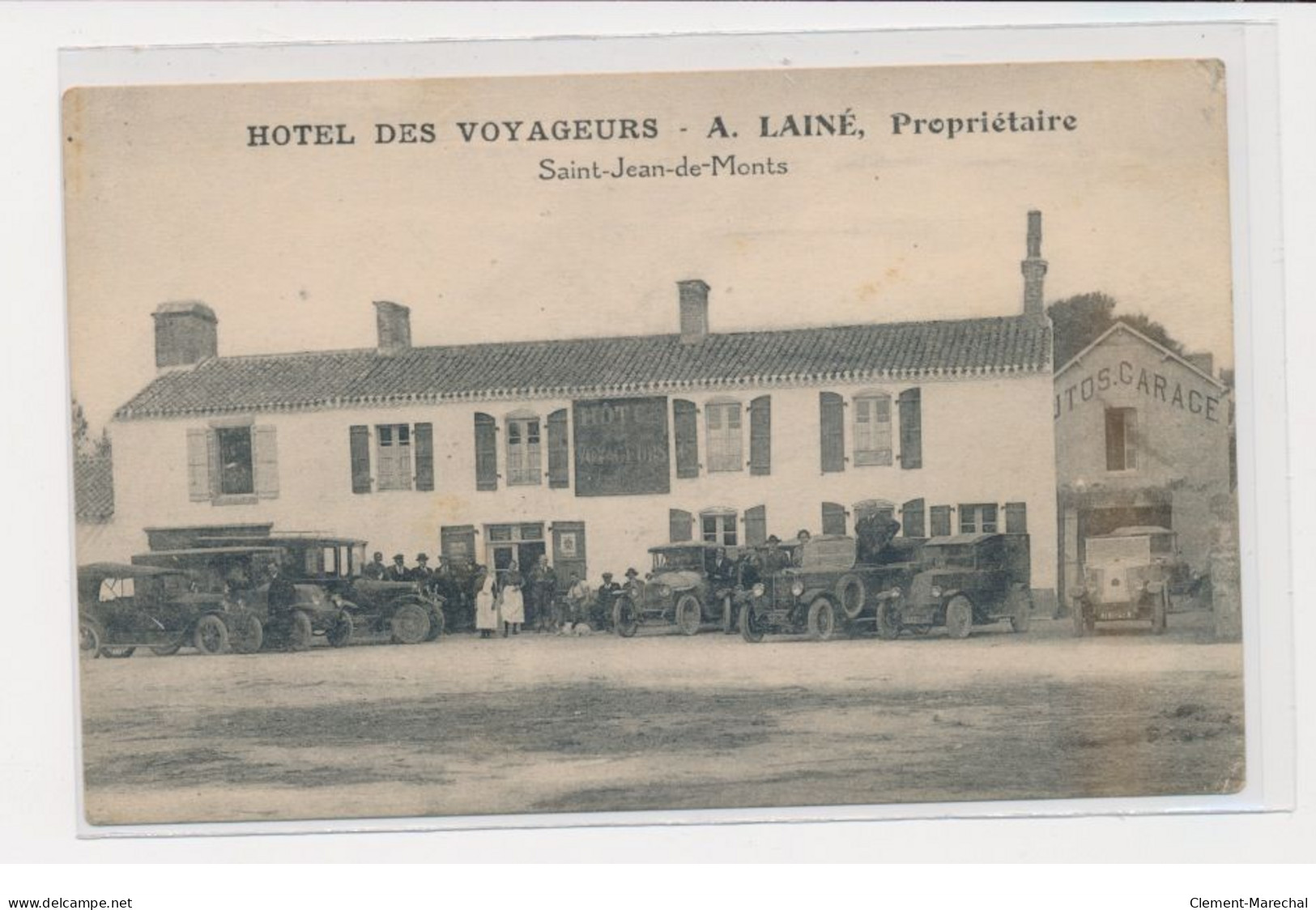 SAINT JEAN DE MONTS - Hôtel Des Voyageurs - A. LAINE, Propriétaire - état - Saint Jean De Monts