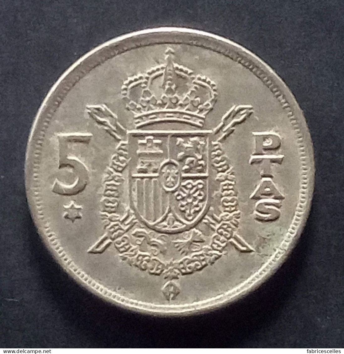 Espagne - Pièce De 5 Pesetas 1975 (Juan Carlos I) - 5 Pesetas